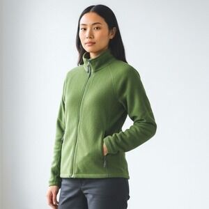 Ibex 100% Australian Wool Mock Neck Full Zip Side Zip Pocket Jacket 0 Small